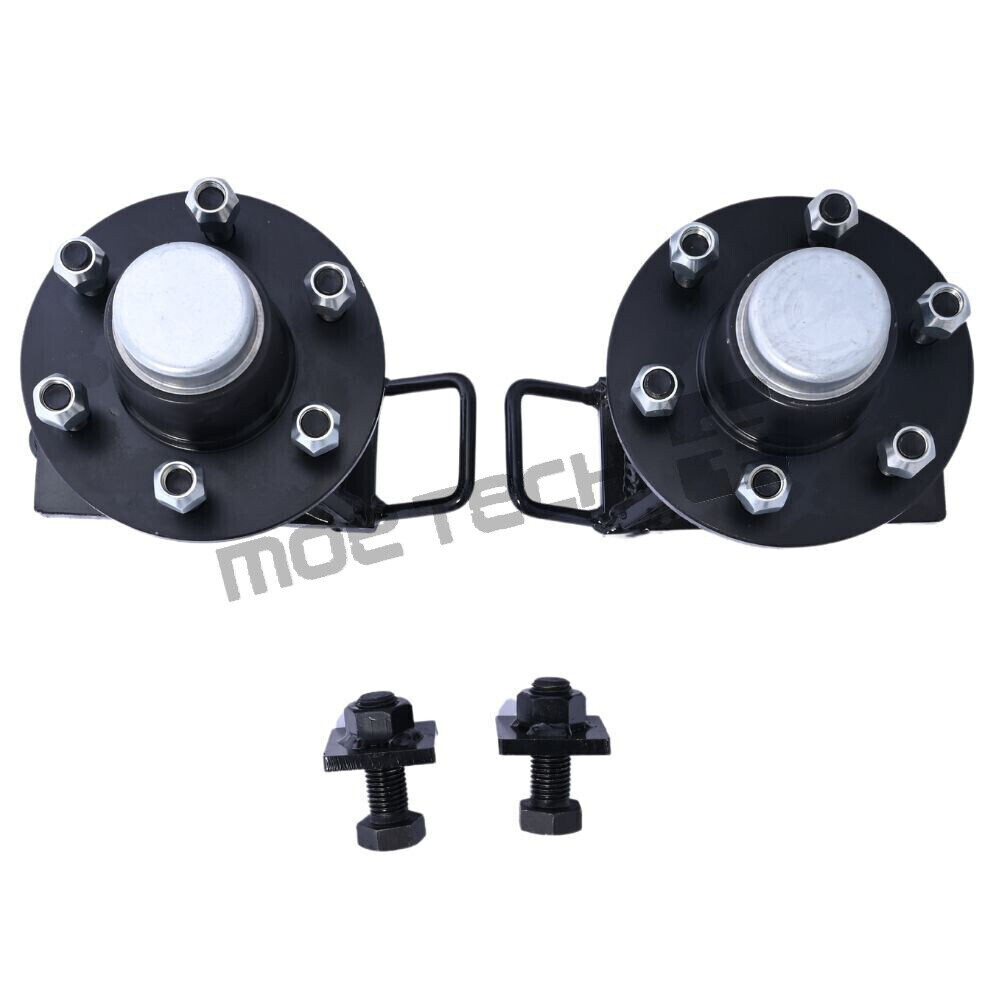 6x 5.5 Lug upgrade Superior Shipping Container Wheels, Bolt-on Spindle Kit NEW