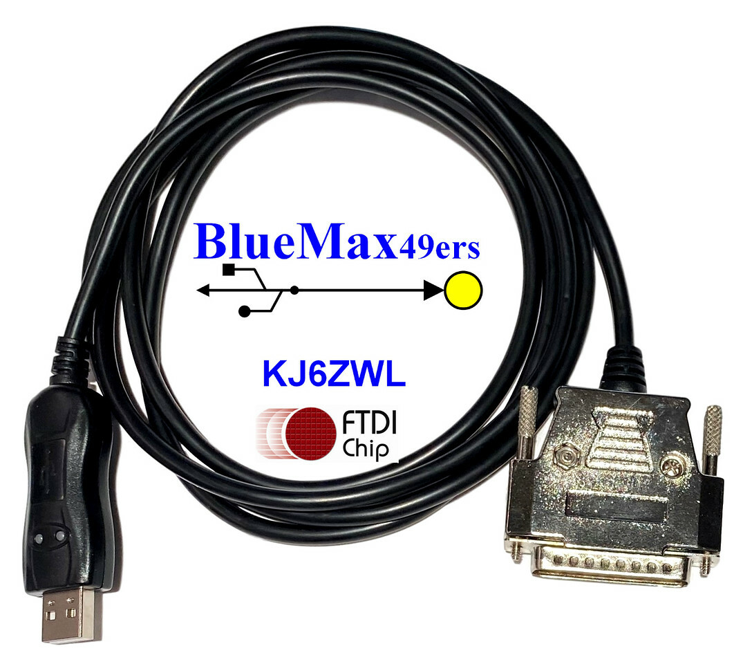 CNC DNC FTDI USB to DB-25 Male Null Modem Cable Software Flow Control CNC-SW-25M