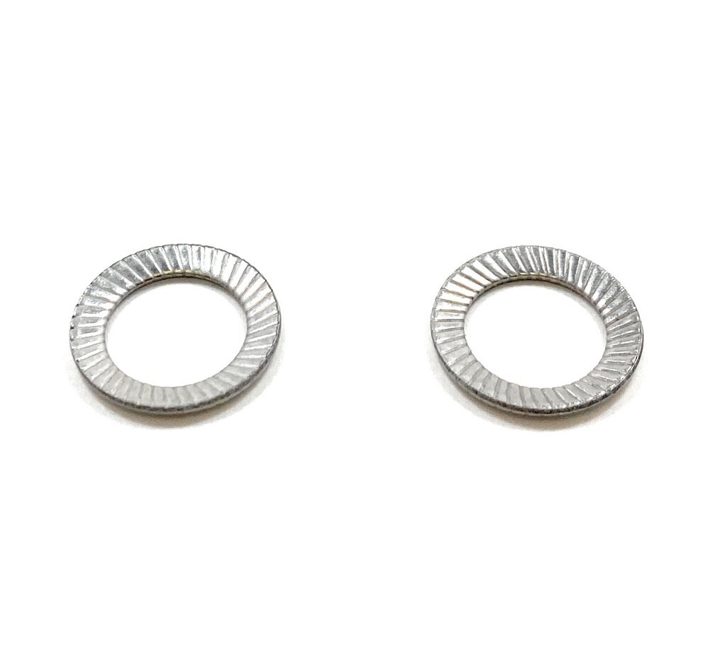 (100) M8 Stainless Steel Type S Safety Lock Washer – Schnorr style washer A2