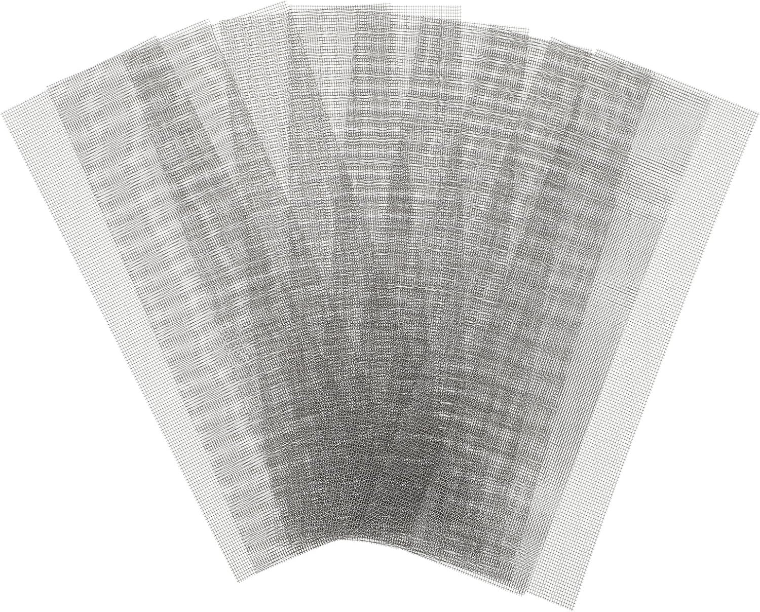 10 Pcs Wire Mesh Screen Stainless Steel Welding Mesh 1.9 x 5.9inch