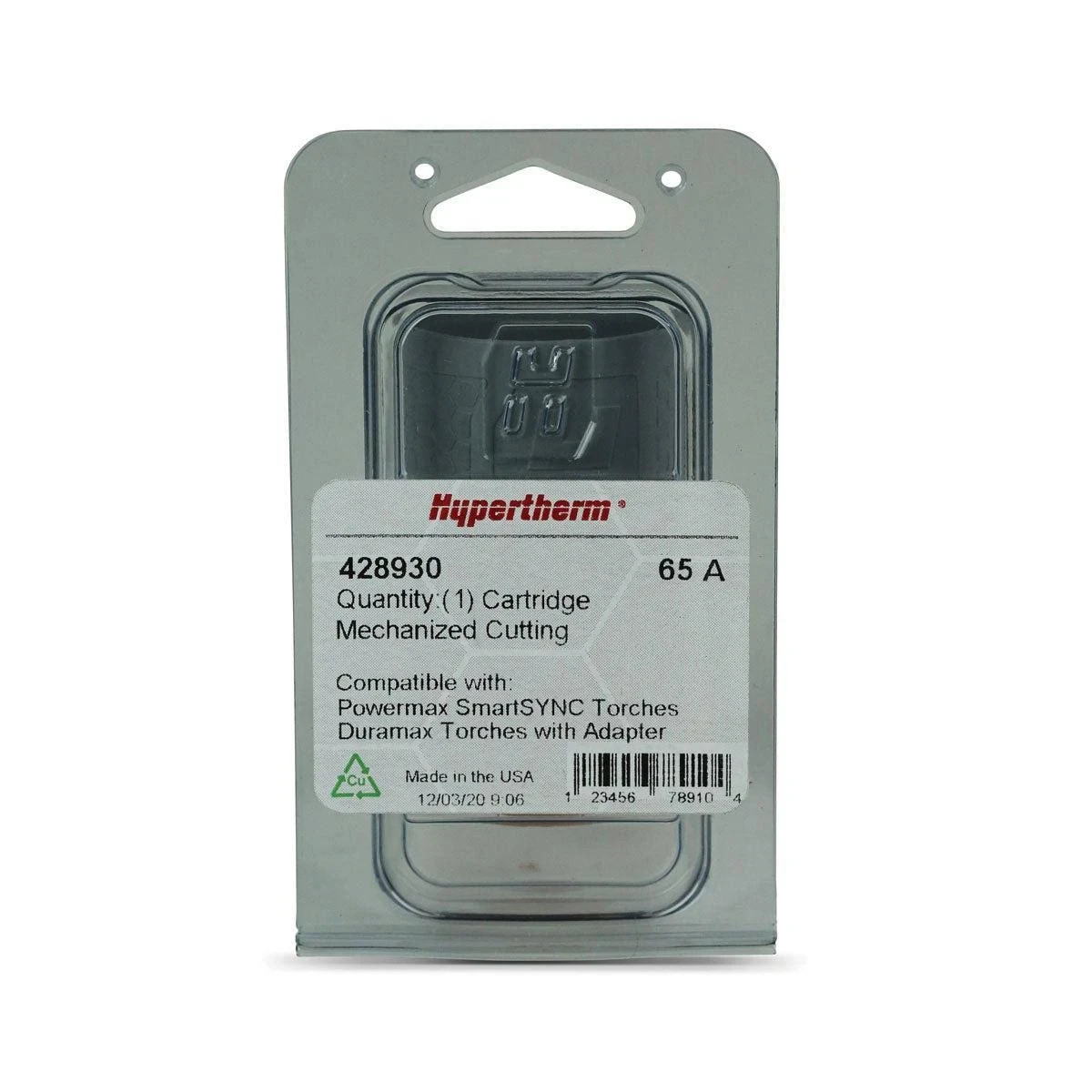 Hypertherm 428930 Mechanized Cutting Cartridge/Adapter