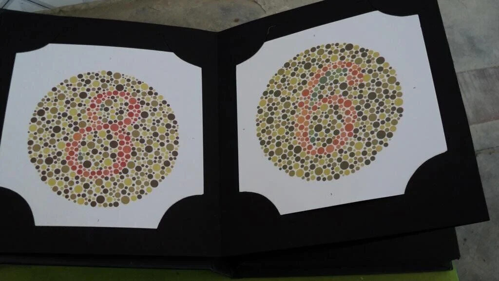 Ishihara Test Book For Color Blindness Test With OCCLUDER 3 DAY DELIVERY IN USA