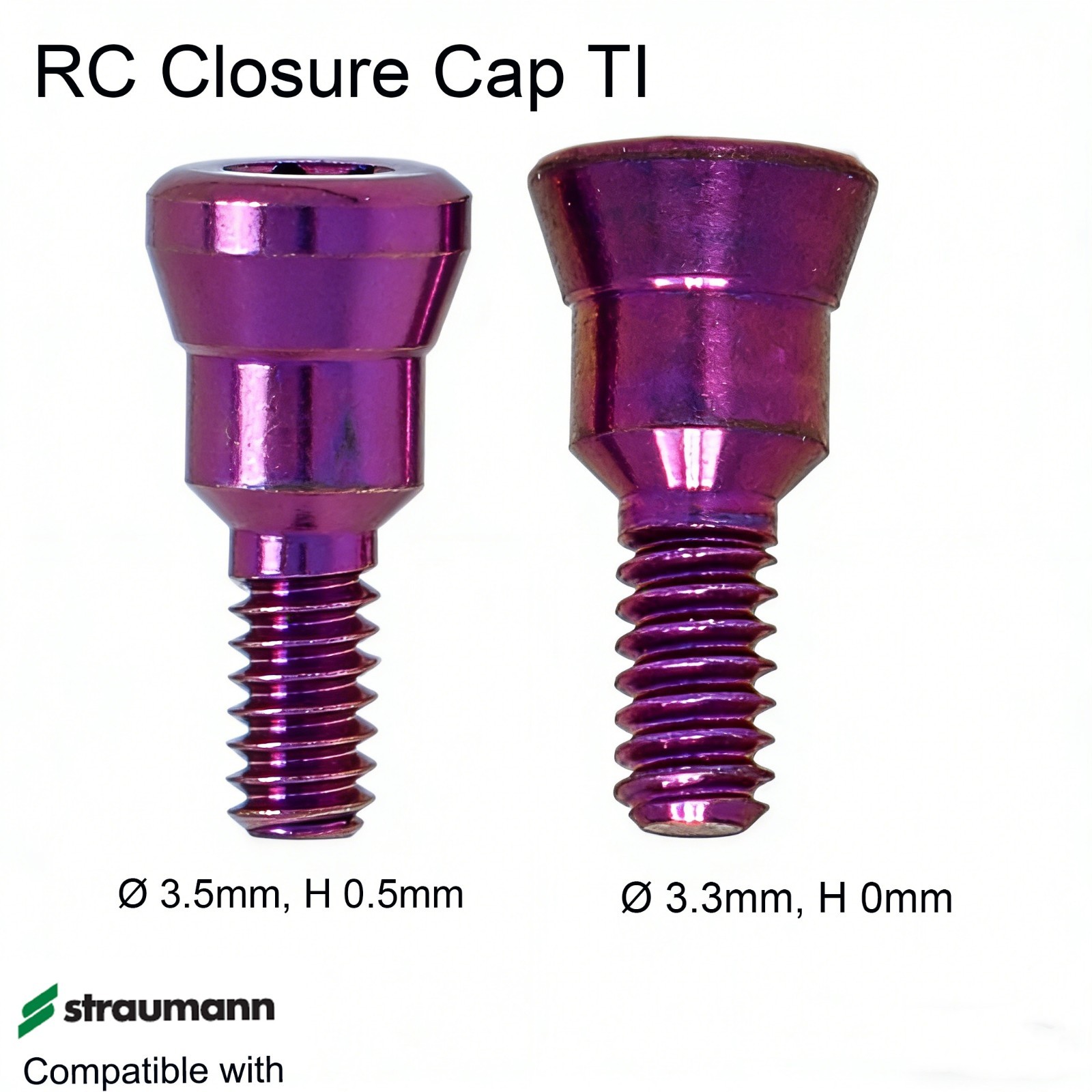 Dental Stage surgery Healing Abutment Cap Cover Screw Closure Fits ITI Straumann