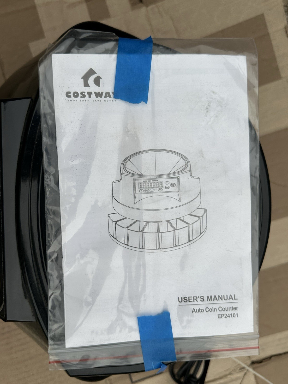 Costway EP24101 Auto Coin Sorter Counter Tested & Working