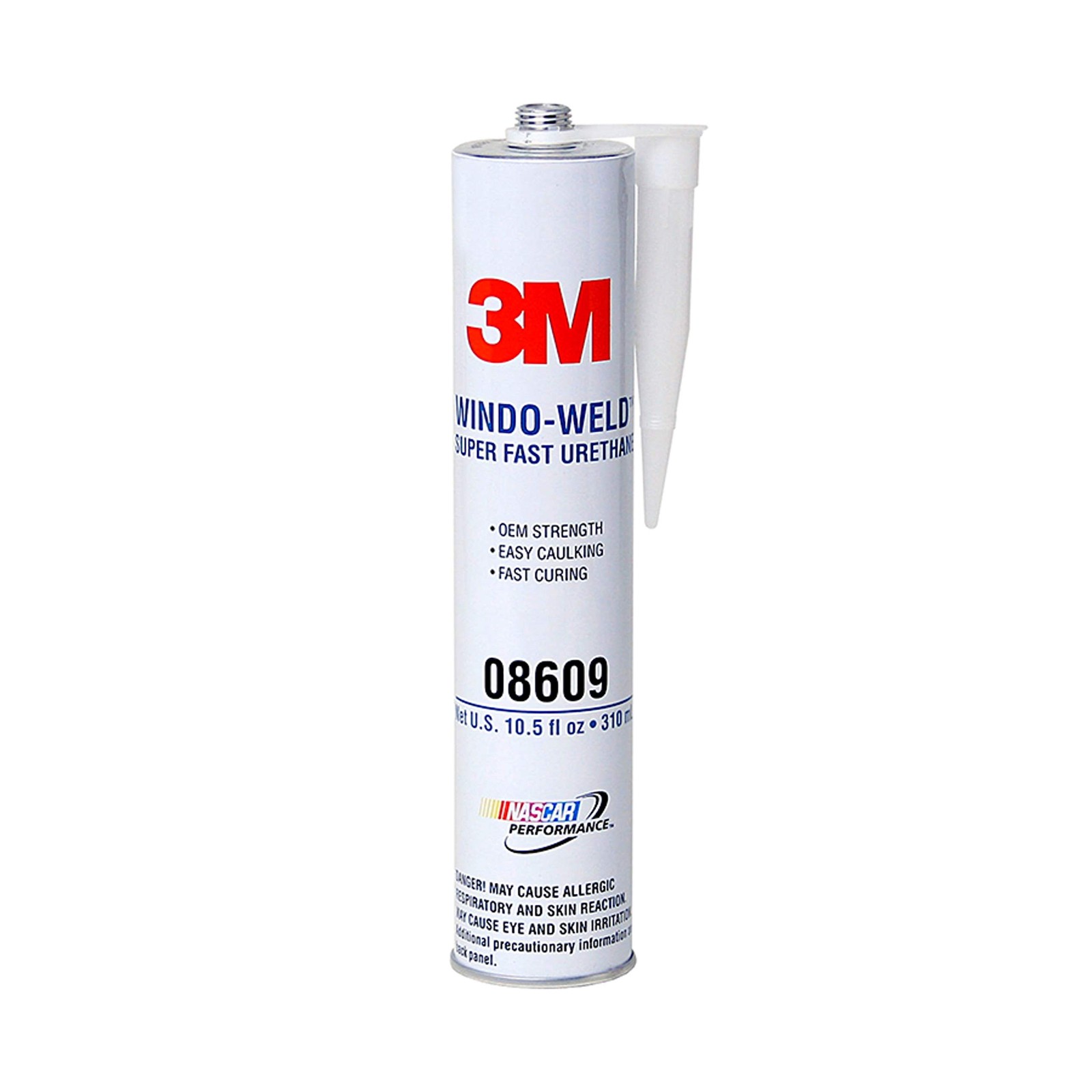 3M 08609 Window-Weld Super Fast Urethane Windshield 10.5 Ounce, Black