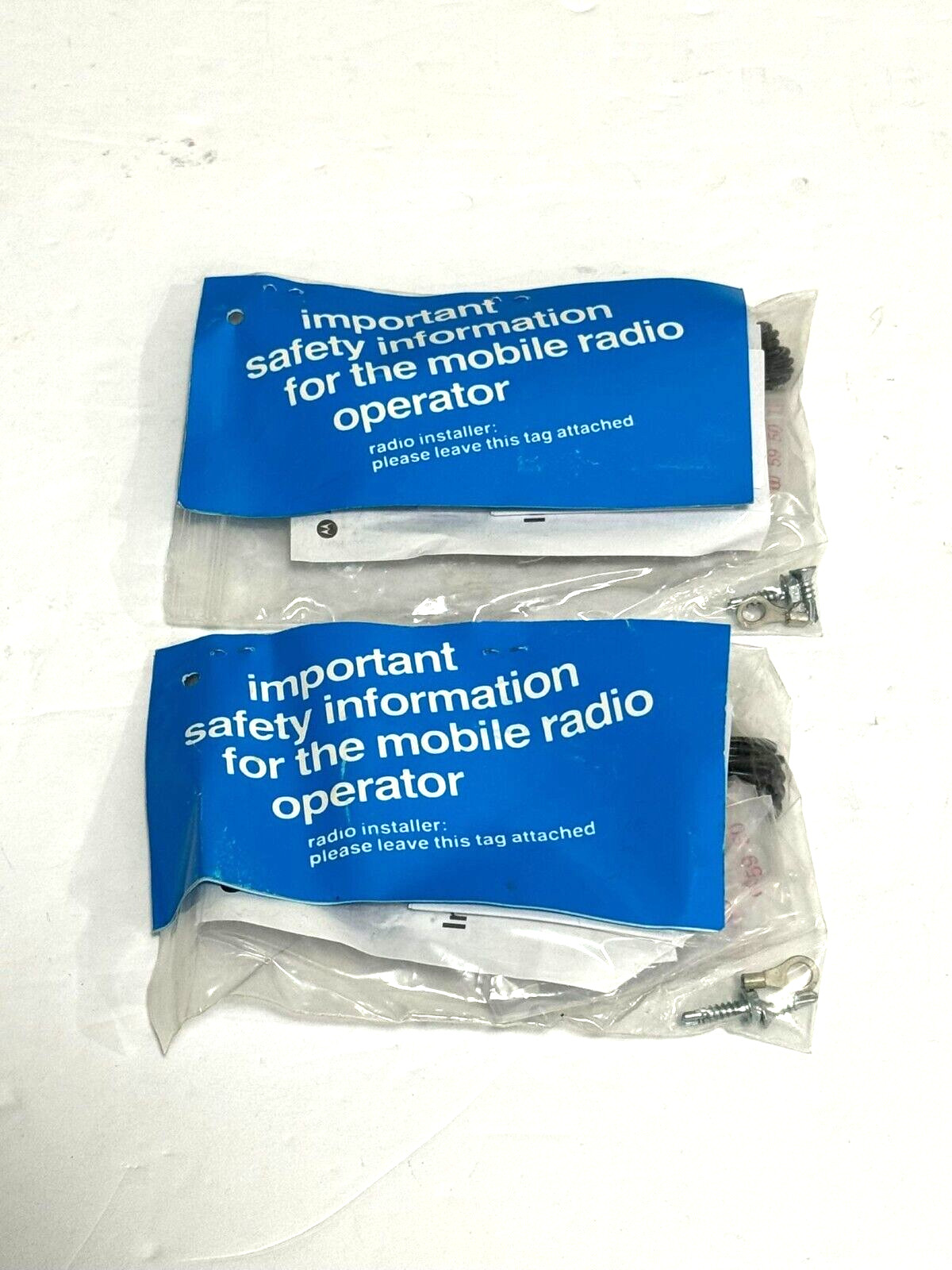 Lot of 2 Motorola HLN5391 Microphone Hang-Up Clip