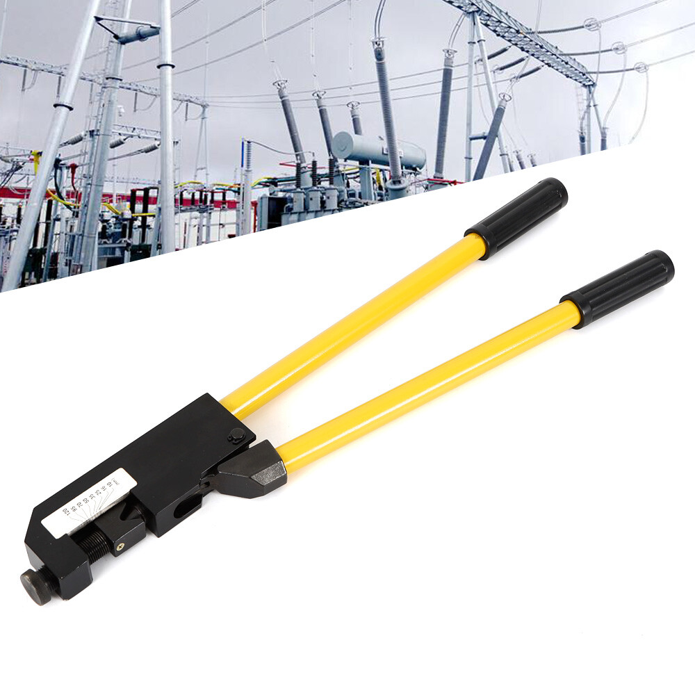8-4/0 AWG Large Gauge Ring Terminal Crimper 23 In Wire Terminal Crimping Tool