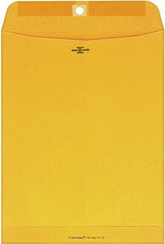 Limited Papers Brown Kraft 28# 10″X13″ Open End with Metal Clasp/Gum, 100 Pcs.