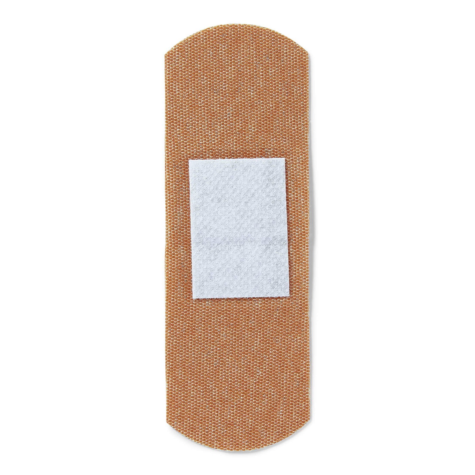 CURAD Flex Fabric Adhesive Bandages, Bandage Size 100 Count (Pack of 1), Tan