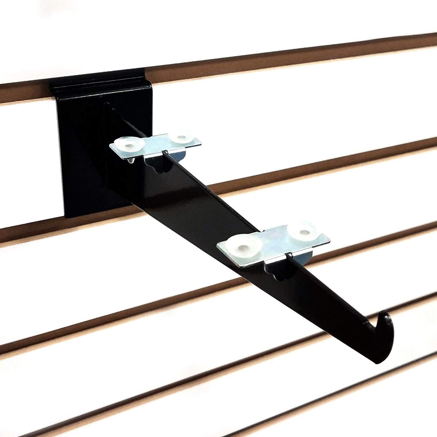 Center Shelf Rest Clip & Rubber Cushion for Brackets to Hang Glass, Wood Or M…