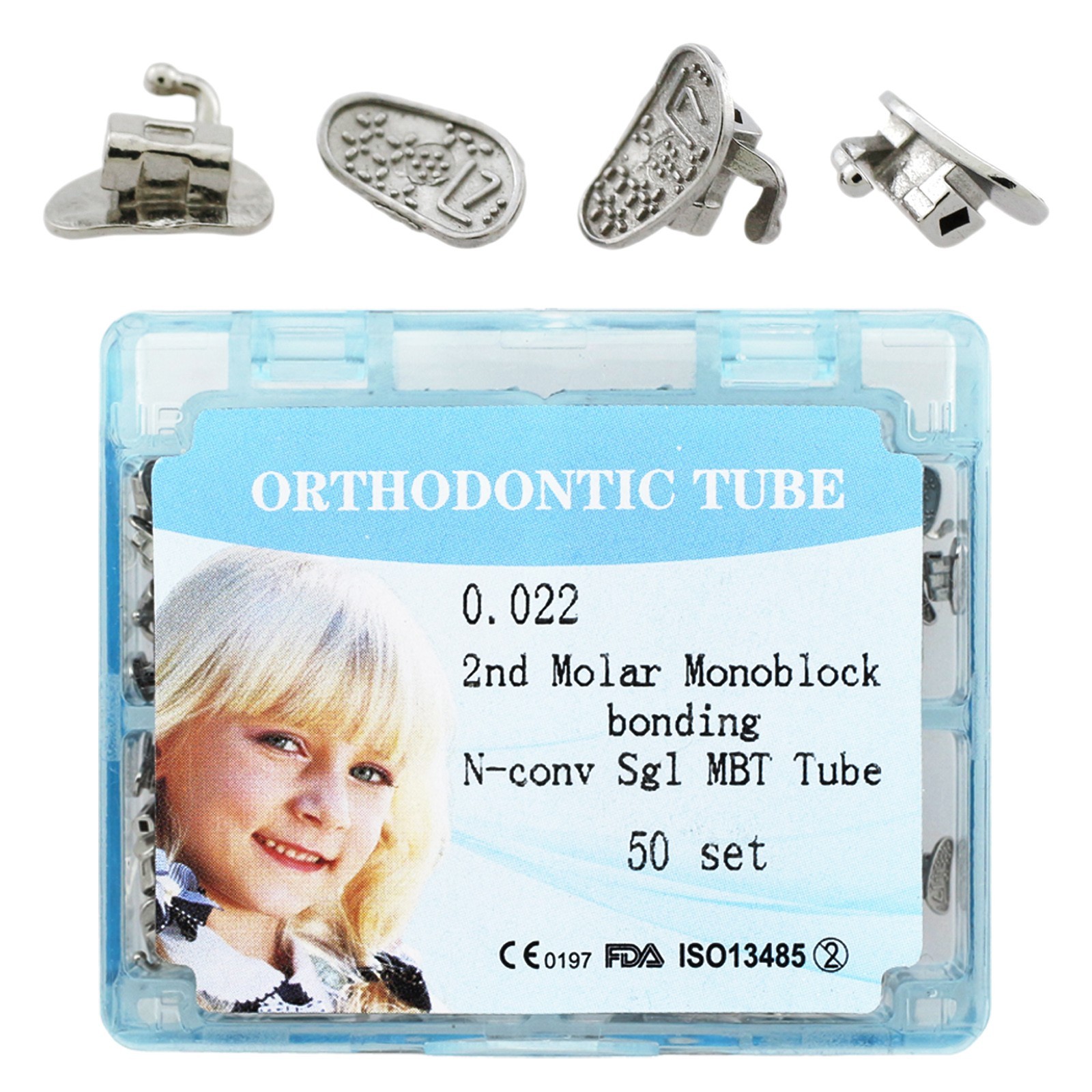 tubos de ortodoncia Orthodontic Buccal Tubes Roth MBT 022 1st 2nd Molar Tube