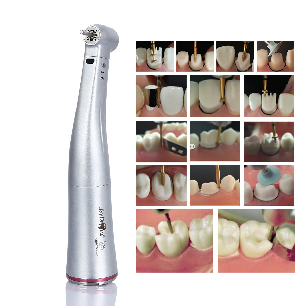 Dental Brushless Electric LED Micro Motor/1:5 Increasing Handpiece Inner 4 Spray