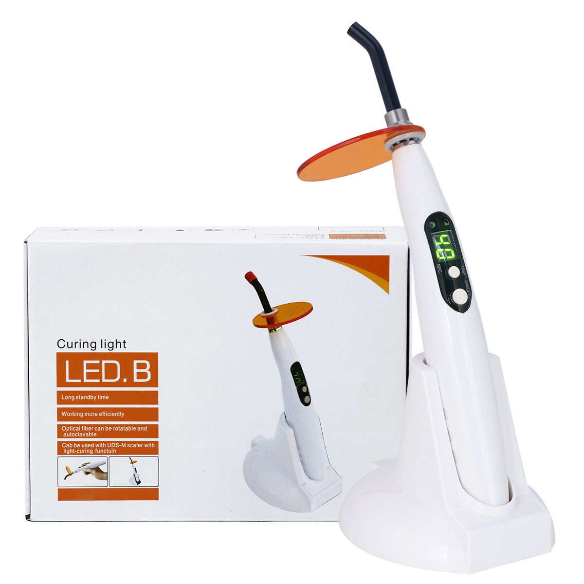Dental Cordless LED Curing Light Lamp High Curing