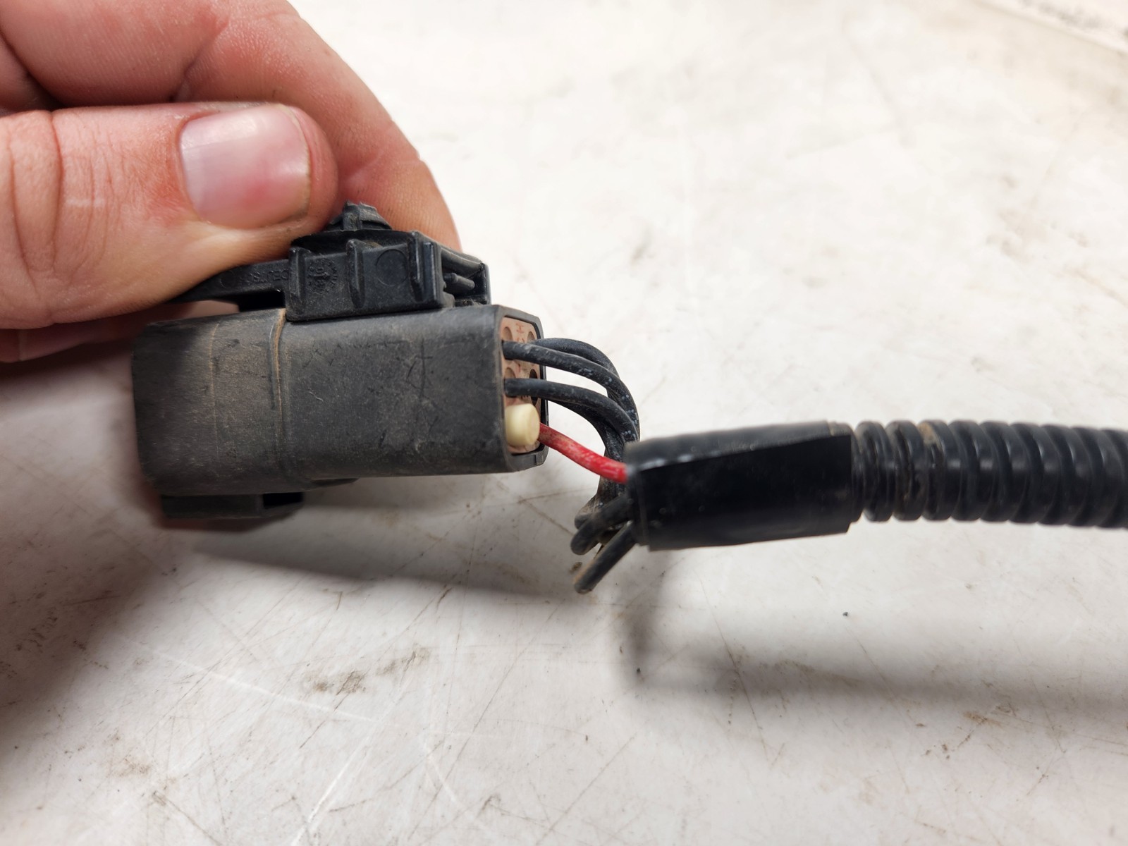 John Deere AA73036 LONG planter row command clutch seed sensor wiring harness