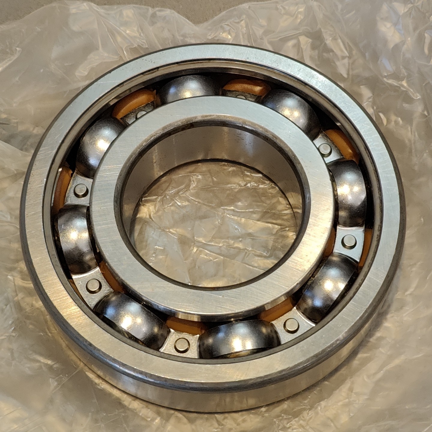 SKF 6313 RS1 Deep Groove Ball Bearing, One Rubber Seal 65x140x33mm.