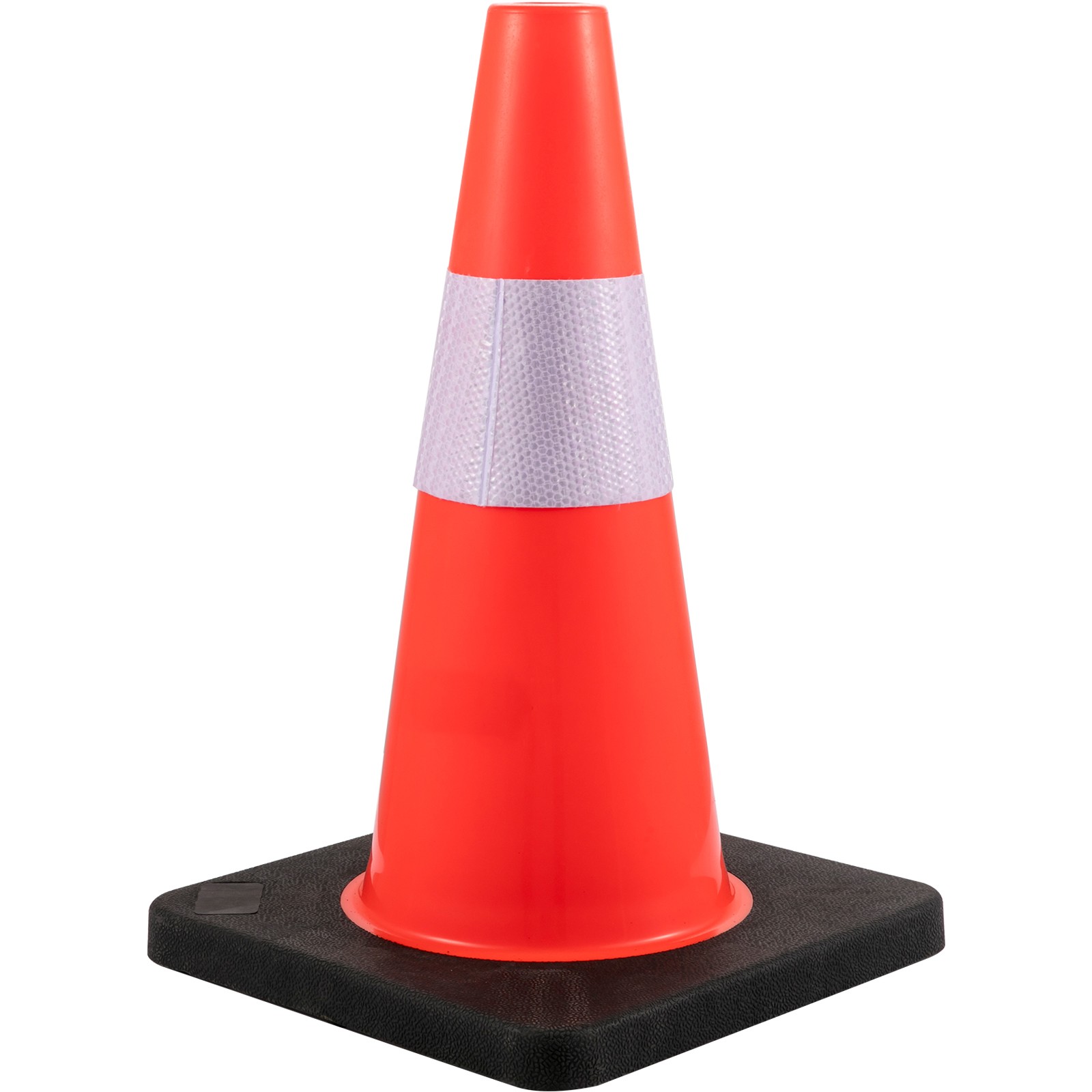 VEVOR 5 PCS Safety Cones Traffic Cones 18″ Orange Reflective Collars Road Cones