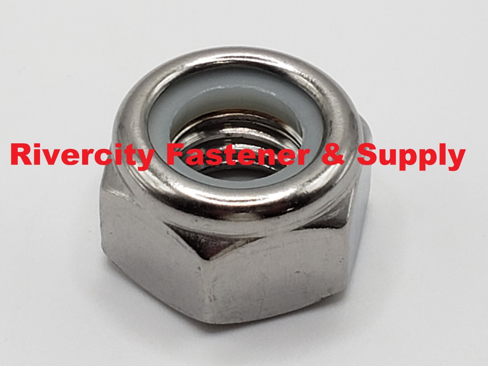M3-0.5 Stainless Nylon Insert Lock Stop Nuts 3mm x 0.5 Nut nylock M3x0.5