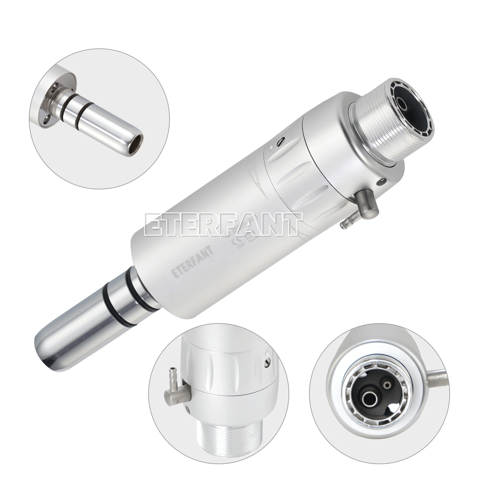 5xETERFANT Dental Inner Water Spray Air Motor Low Speed Handpiece Push Button 2H