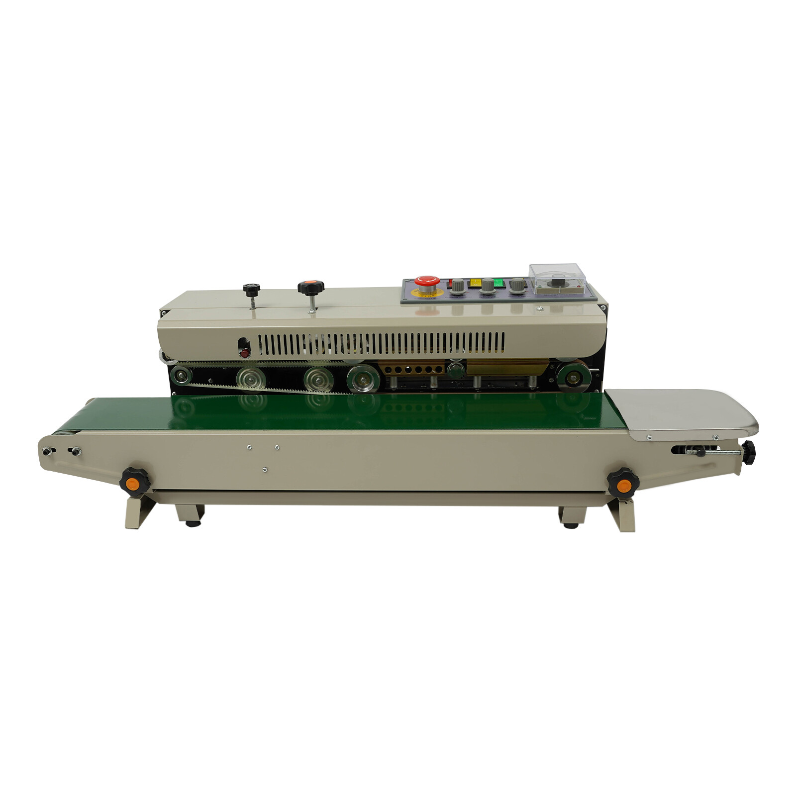 850W Heat Sealer Machine Automatic Continuous Heat Sealing Machine W/2 Handrails