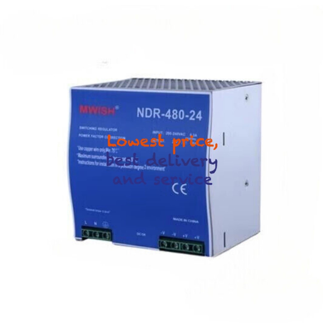 1PC new FOR Meanwell NDR-480-24 V20A480W AC to DC track switching power supply