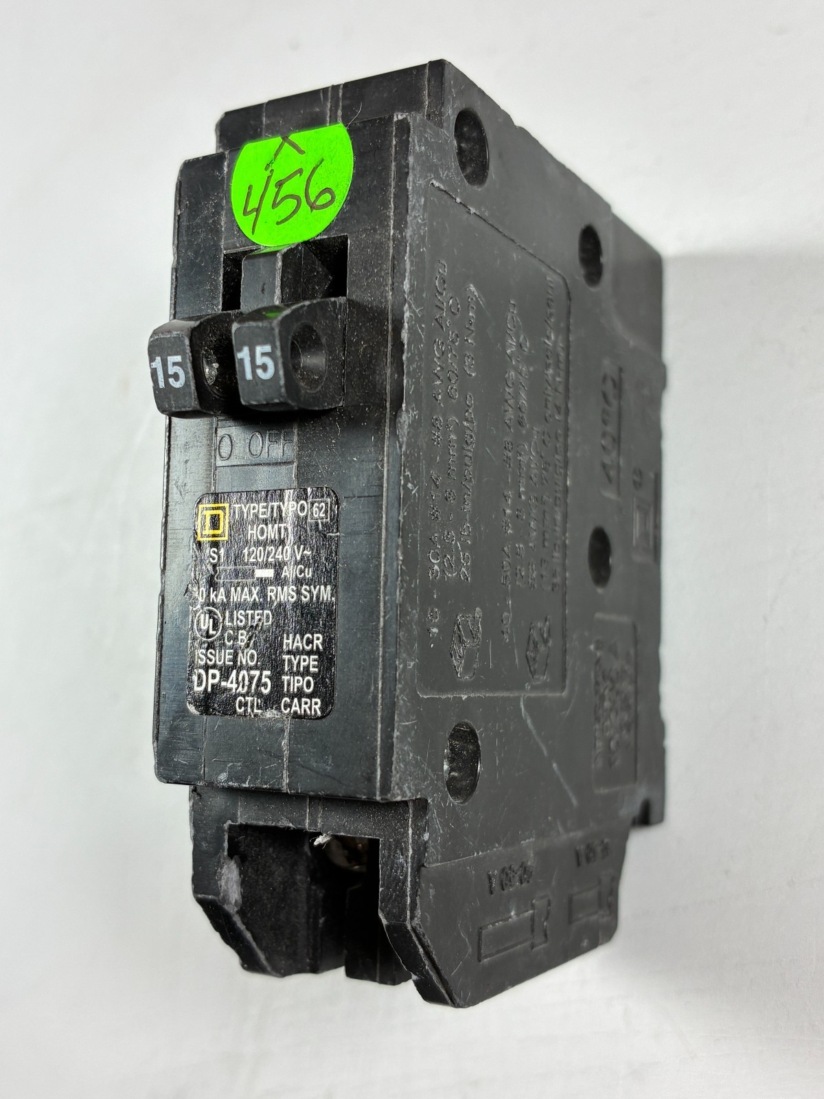 Square-D HOMT1515 Twin Tandem Double (15/15-Amp) 2P 120/240V 60-DAY WARRANTY