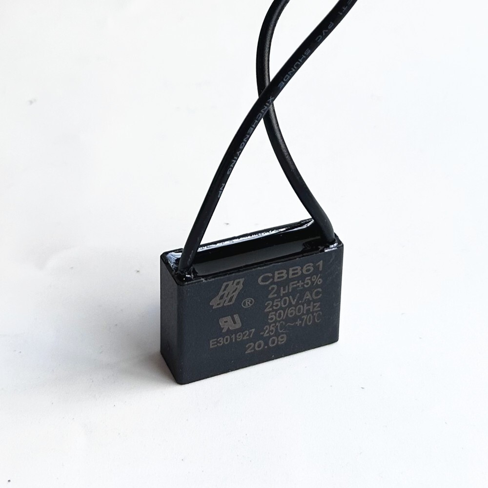 CBB61 250V Capacitor 2 wires 1/2/3/3.5/4/5/6/7/8/9/10/12/15/18/20/24/25/30 UF