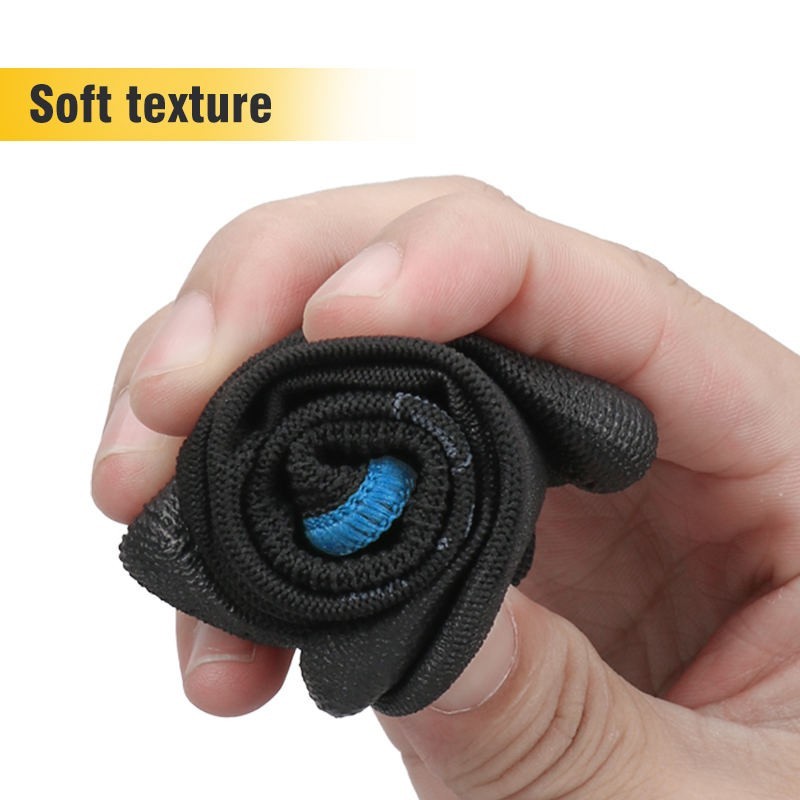 240 Pairs Ultra-Thin Black PU Work Gloves Polyurethane Palm Coated Nylon Safety