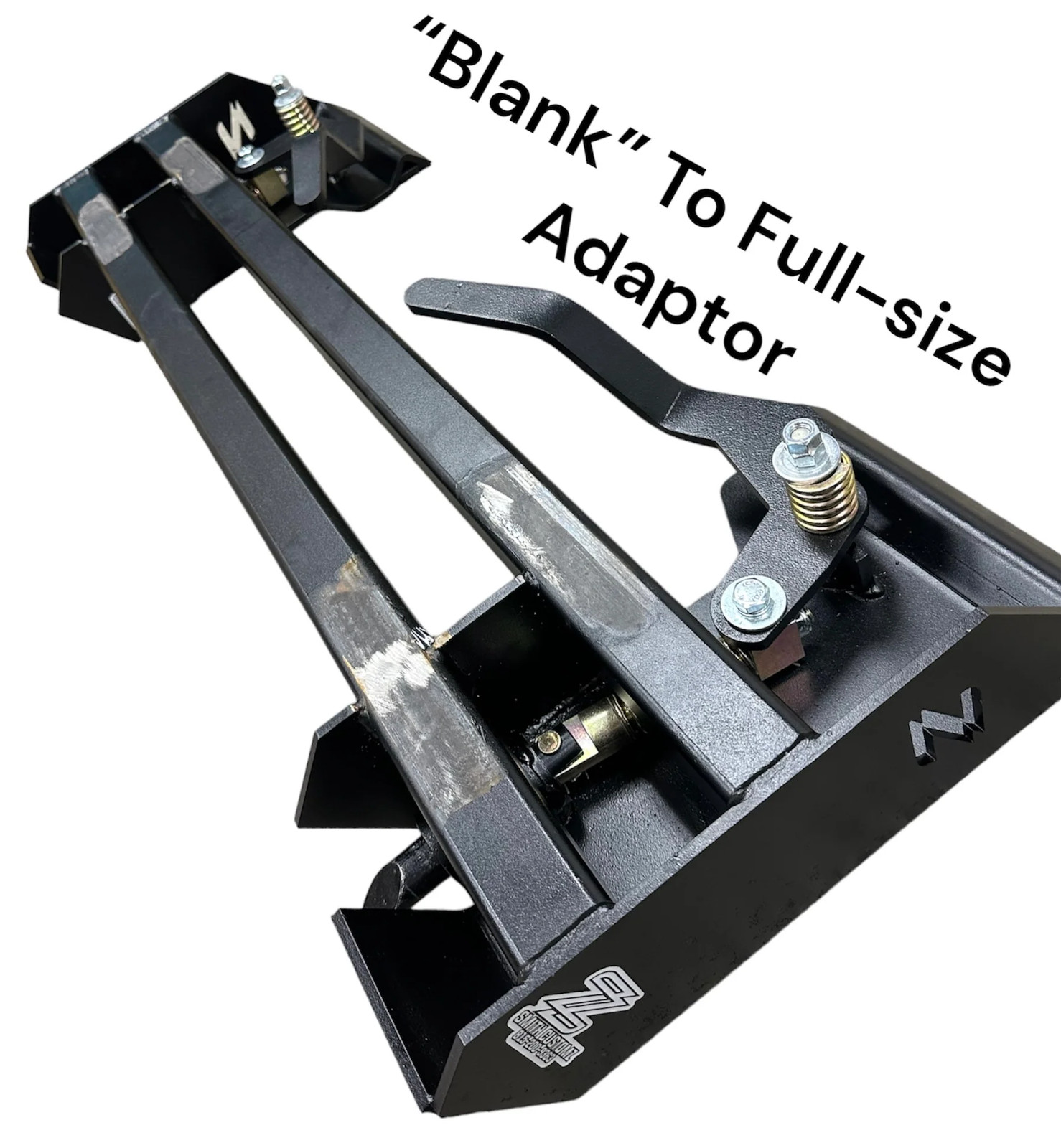 Blank Full Size Skid Steer Quick Tach Adapter Mount Plate Weld-On Universal