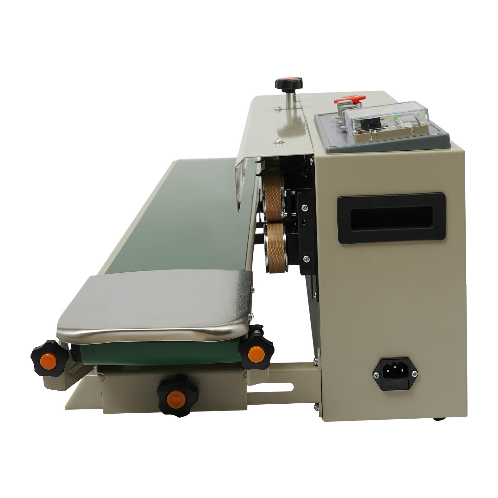 850W Heat Sealer Machine Automatic Continuous Heat Sealing Machine W/2 Handrails