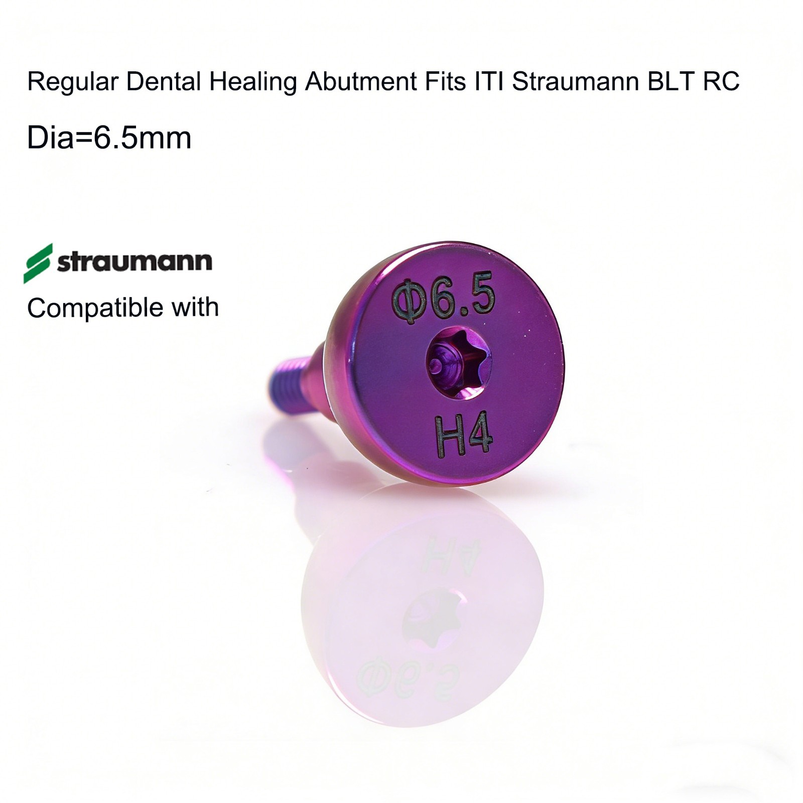 Dental Stage surgery Healing Abutment Cap Cover Screw Closure Fits ITI Straumann