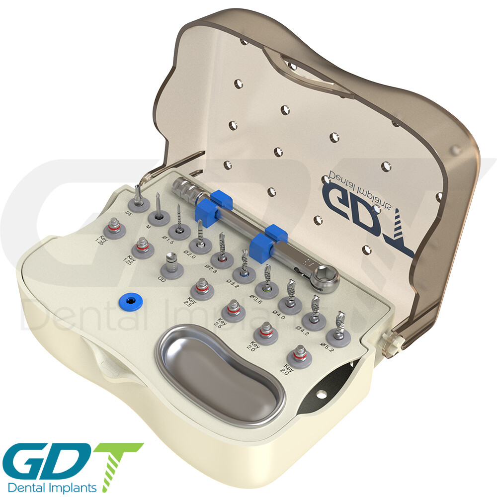 Standard Sur gical Kit Box Dental Im plant Internal Hex Sur gery Instrument Tool