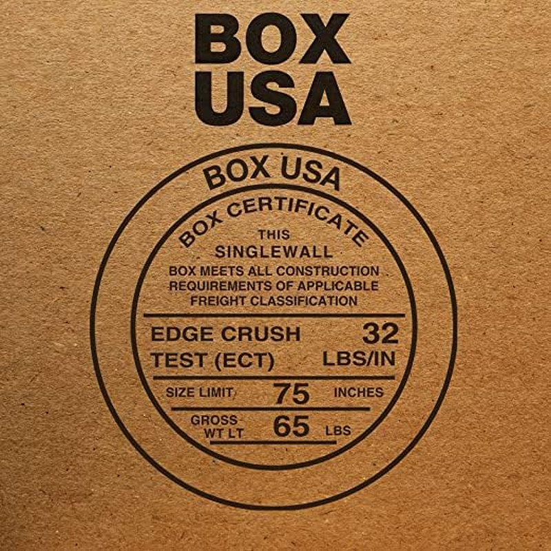 BOX USA 16 X 12 X 6 Corrugated Cardboard Boxes, Flat 16″L X 12″W X 6″H, Pack of