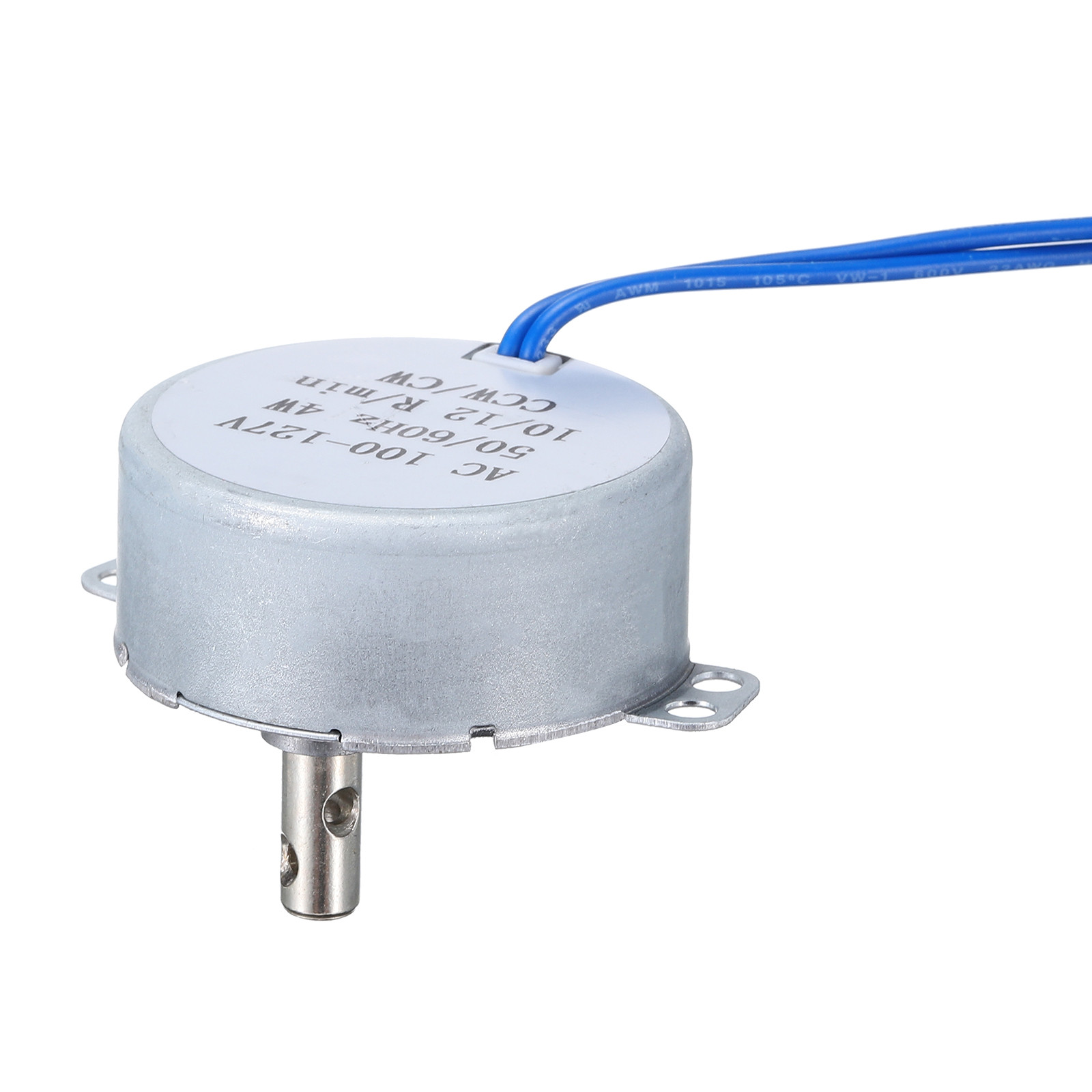 TYC-50 Small Synchronous Motor 100-127V AC 10-12RPM Shaft CW/CCW 4W 2kgf.cm