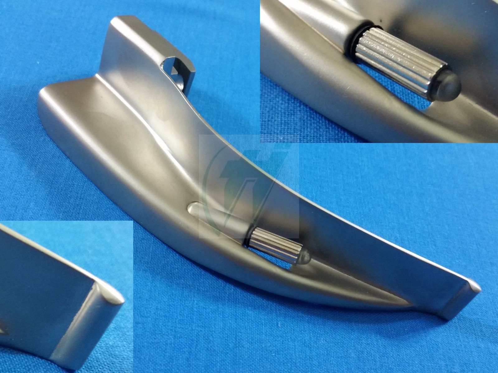 LARYNGOSCOPE MACINTOSH MAC BLADE # 3 ANESTHESIA EMT INTUBATION STAINLESS STEEL