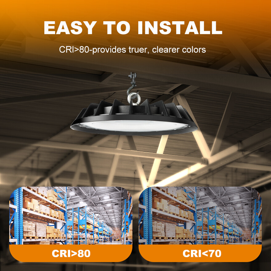 8 Pack 300W UFO Led High Bay Light Industrial Commercial Factory Warehouse Shop