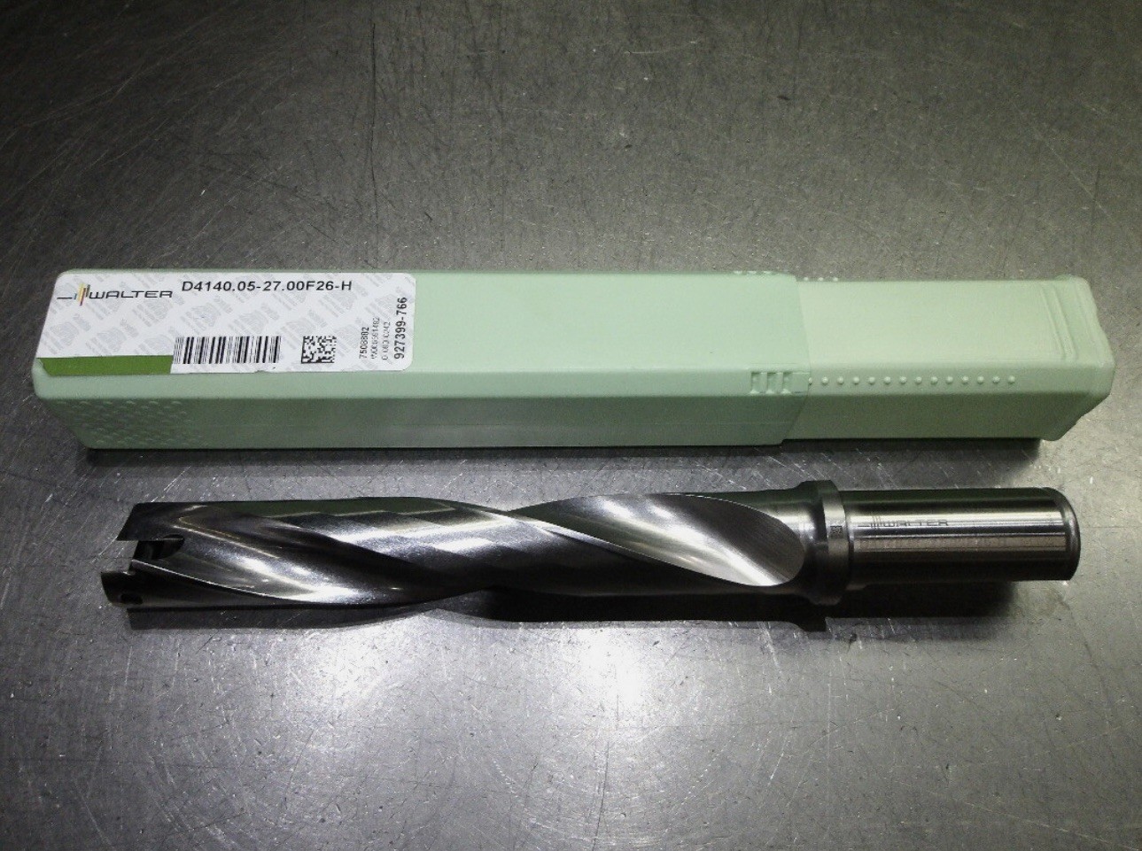 Walter 1.063″ Coolant Thru Indexable Drill 1″ Shank D4140.05-27.00F26-H (LOC1675