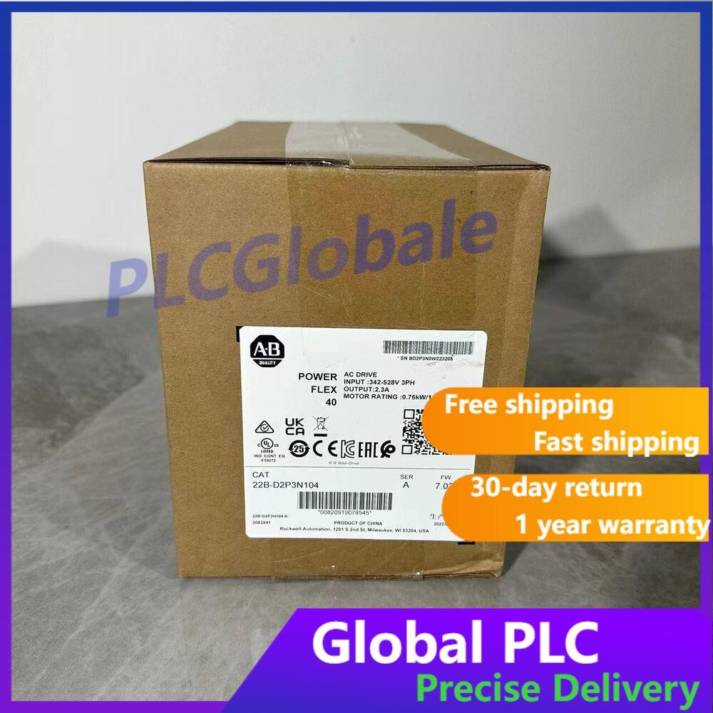 Allen Bradley 22B-D2P3N104 22BD2P3N104 PowerFlex 40 AC Drive SURPLUS IN BOX