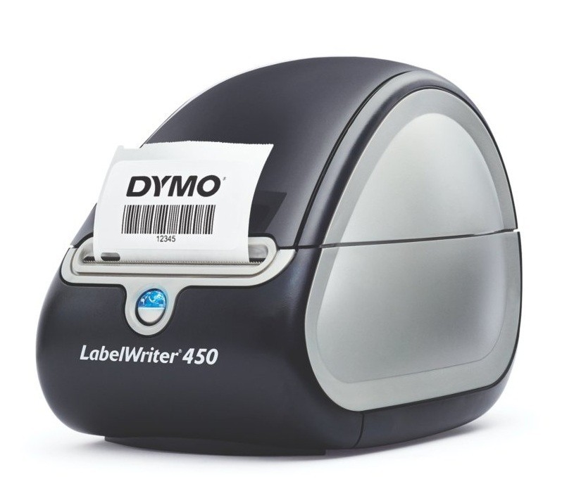 Dymo LabelWriter 450 Turbo Thermal Label Printer w/Cables Black 1750283 Tested