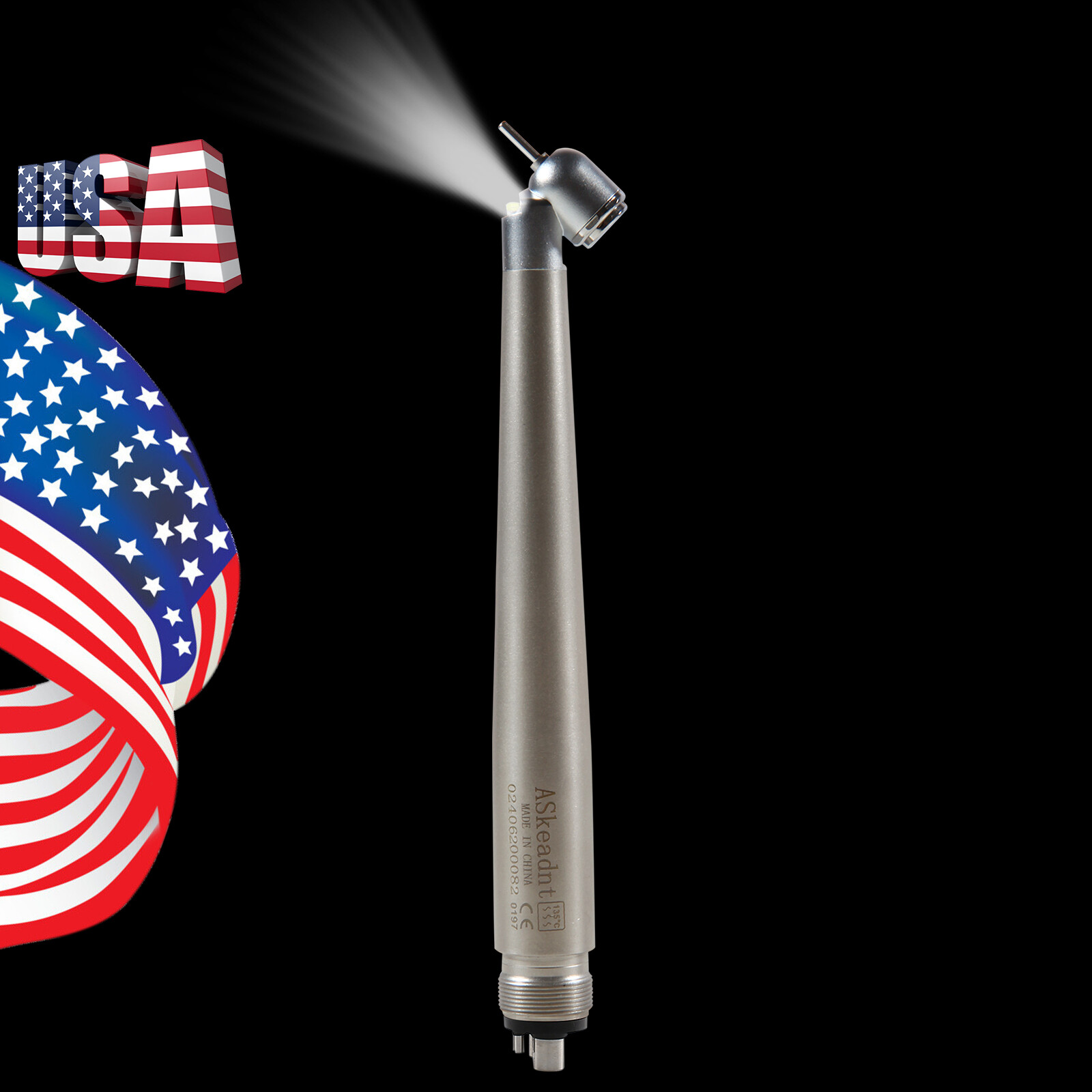 NSK Style Dental Surgical Handpiece 45 Degree High Speed 4 H E-generator LED sa