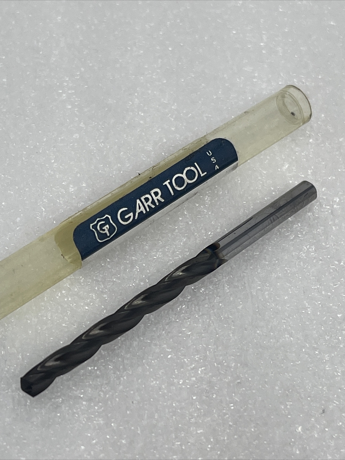 11/64” (.1719”) Garr USA Solid Carbide 3 Flute Drill Bit, 1100H, Coated, 5XD