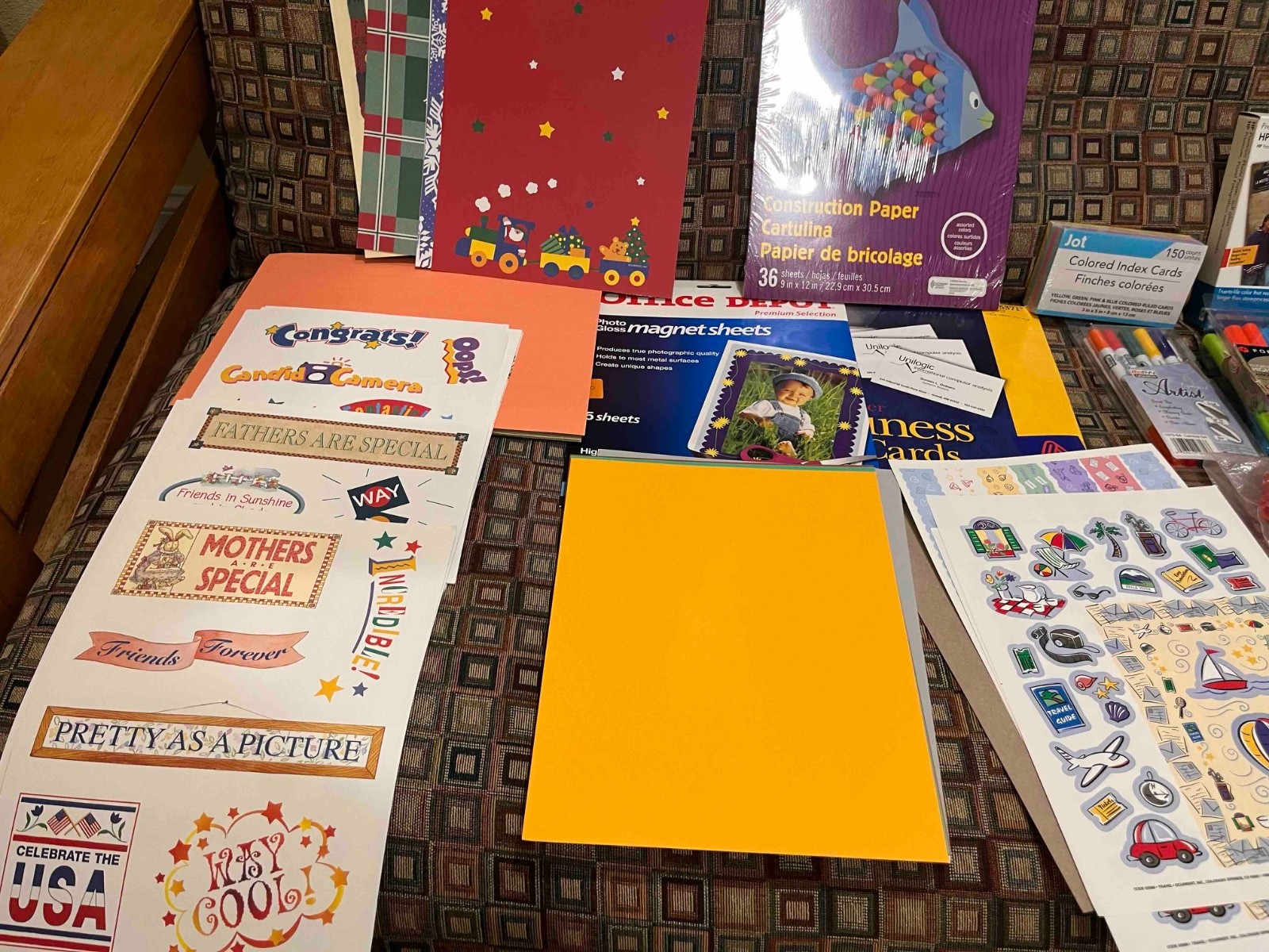 Lot of Office, School, Crafts, Scrapbook, Office Supplies
