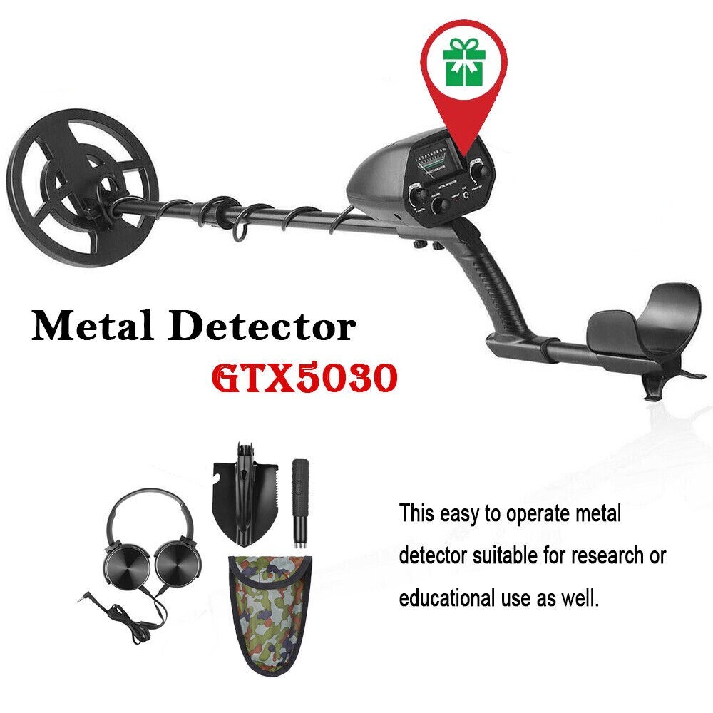 Professional Underground Metal Detector GTX 5030 8inch Waterproof Coil US Supply