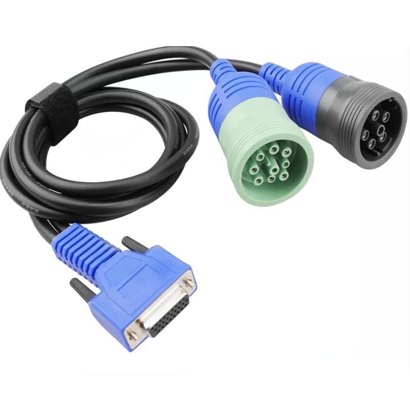 PN 493148 6+9 Pin Y Cable Deutsch Connector for Nexiq Cummins Diagnostic Tool
