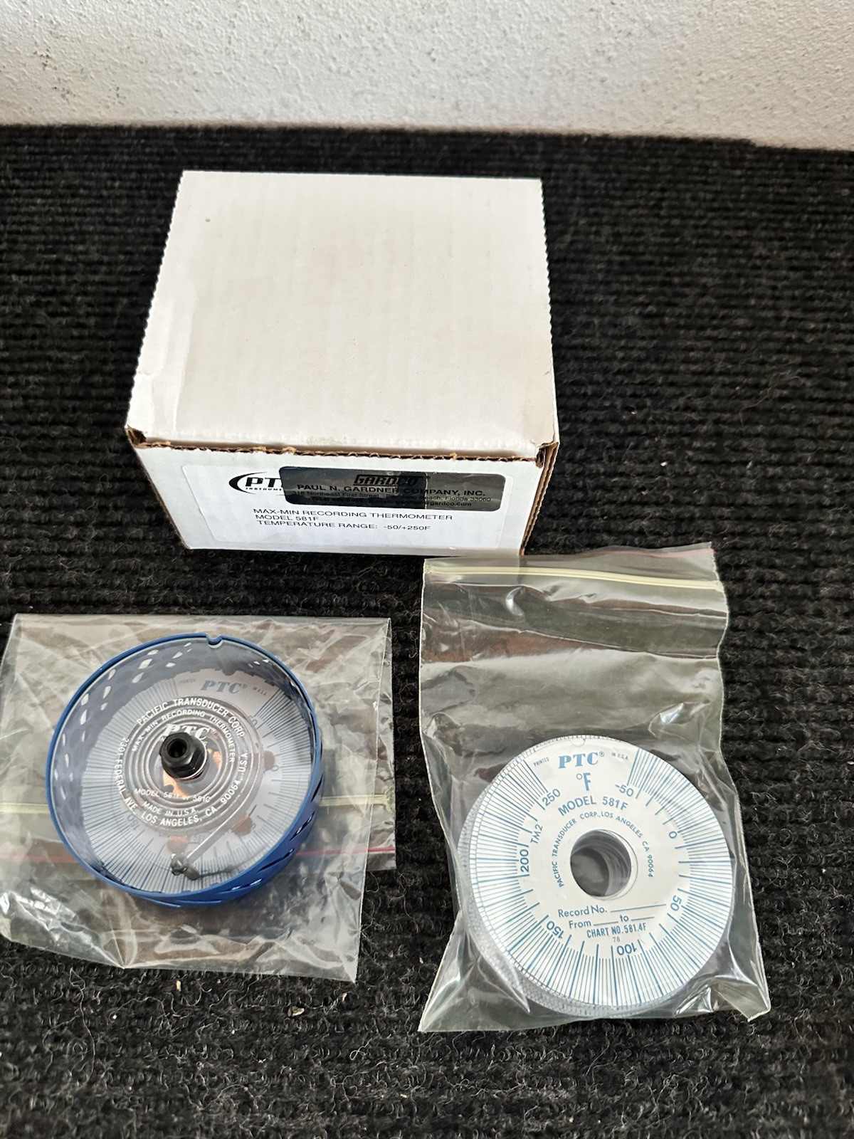 PTC Instruments Circular Chart Recorder Model 581F New