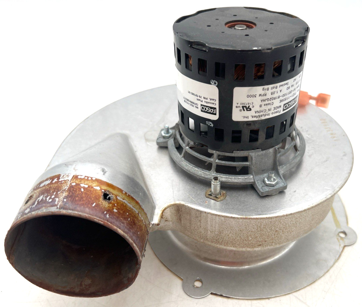 FASCO 7121-11559E INDUCER BLOWER MOTOR TYPE SJ201100-81R02QJAA 70-101087-01