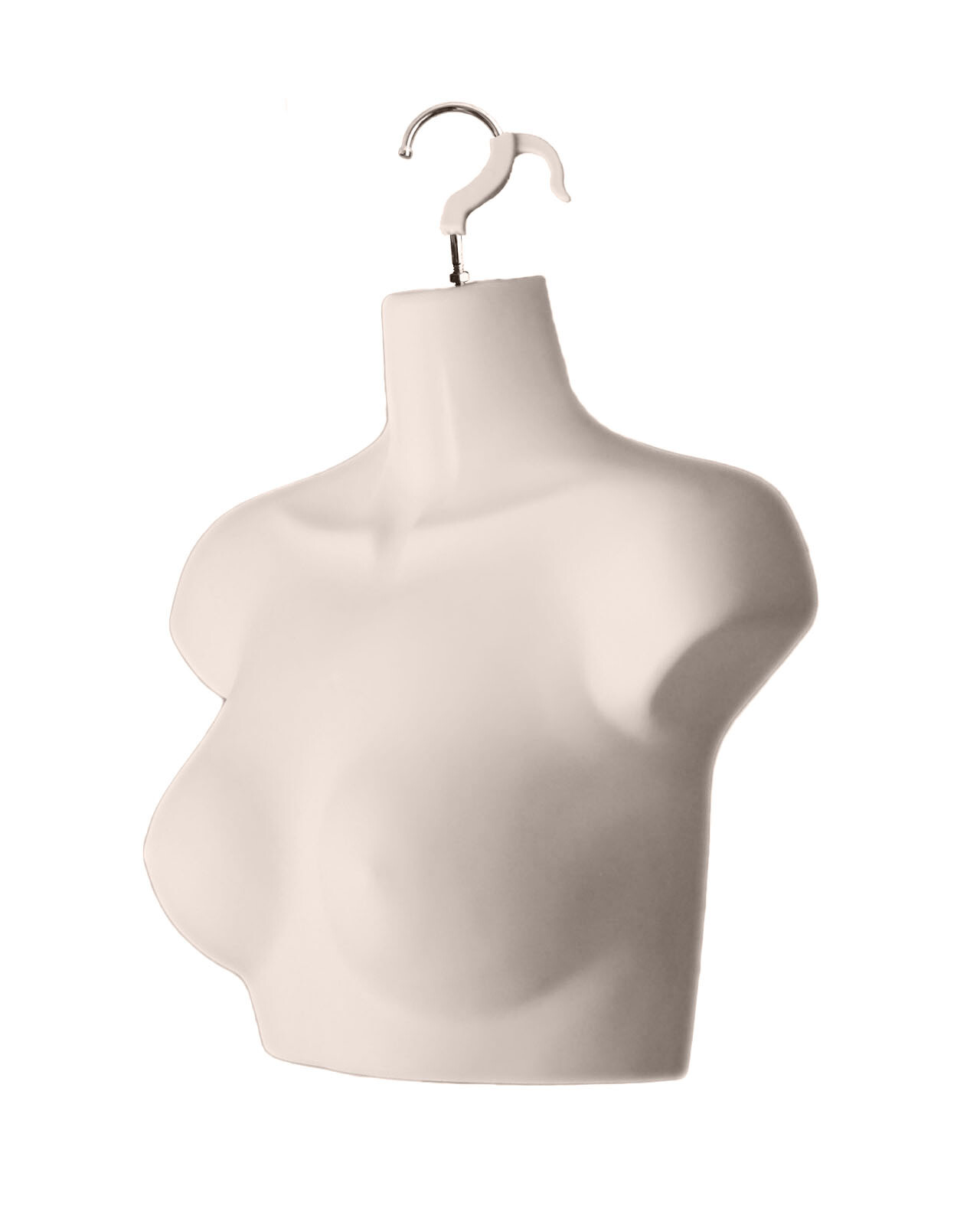 1 Set Male & Female Torsos Flesh with 2 Hangers – Dress Form Mannequin