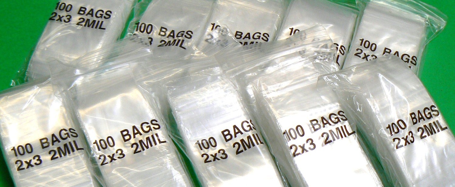 1000 Reclosable 2 mil Clear Bags 2×3 Poly Resealable 2″ x 3″ Baggies 1,000