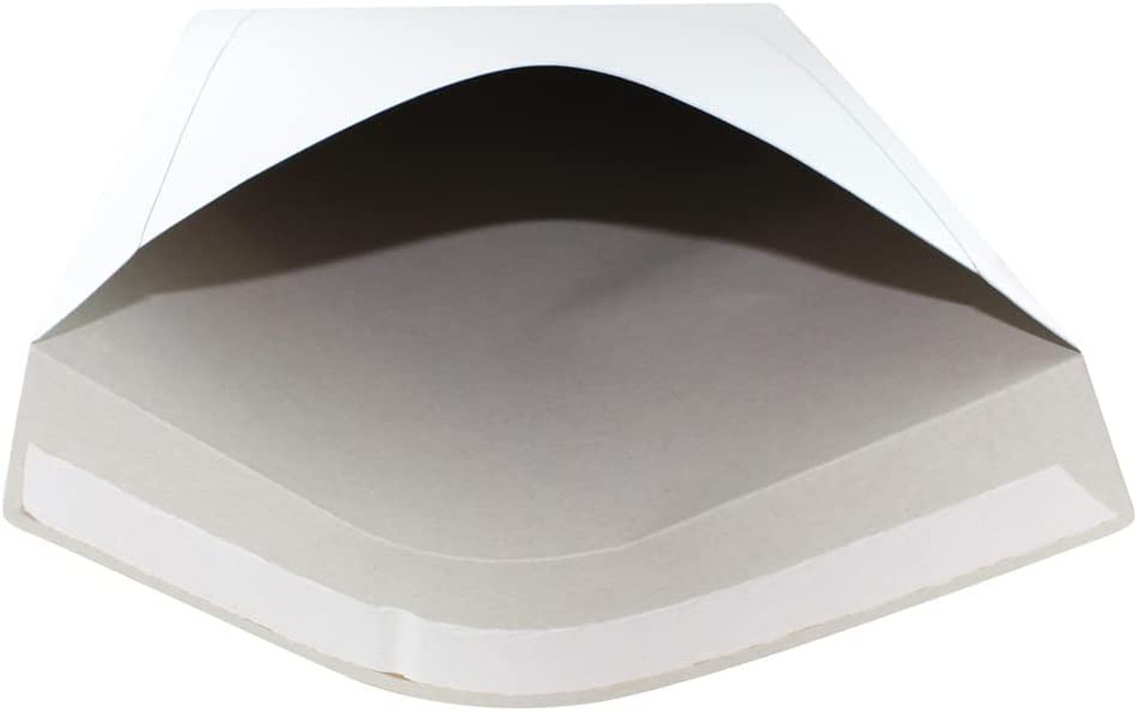 30 6.5 X 4.5 Rigid Photo Mailers Stay Flats White Cardboard Self Seal