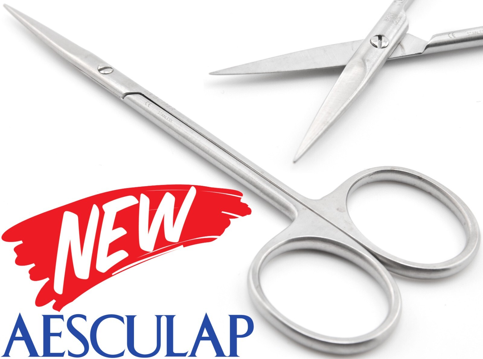 AESCULAP BC106R General Surgery Iris Delicate STR Straight Scissors 4.25″
