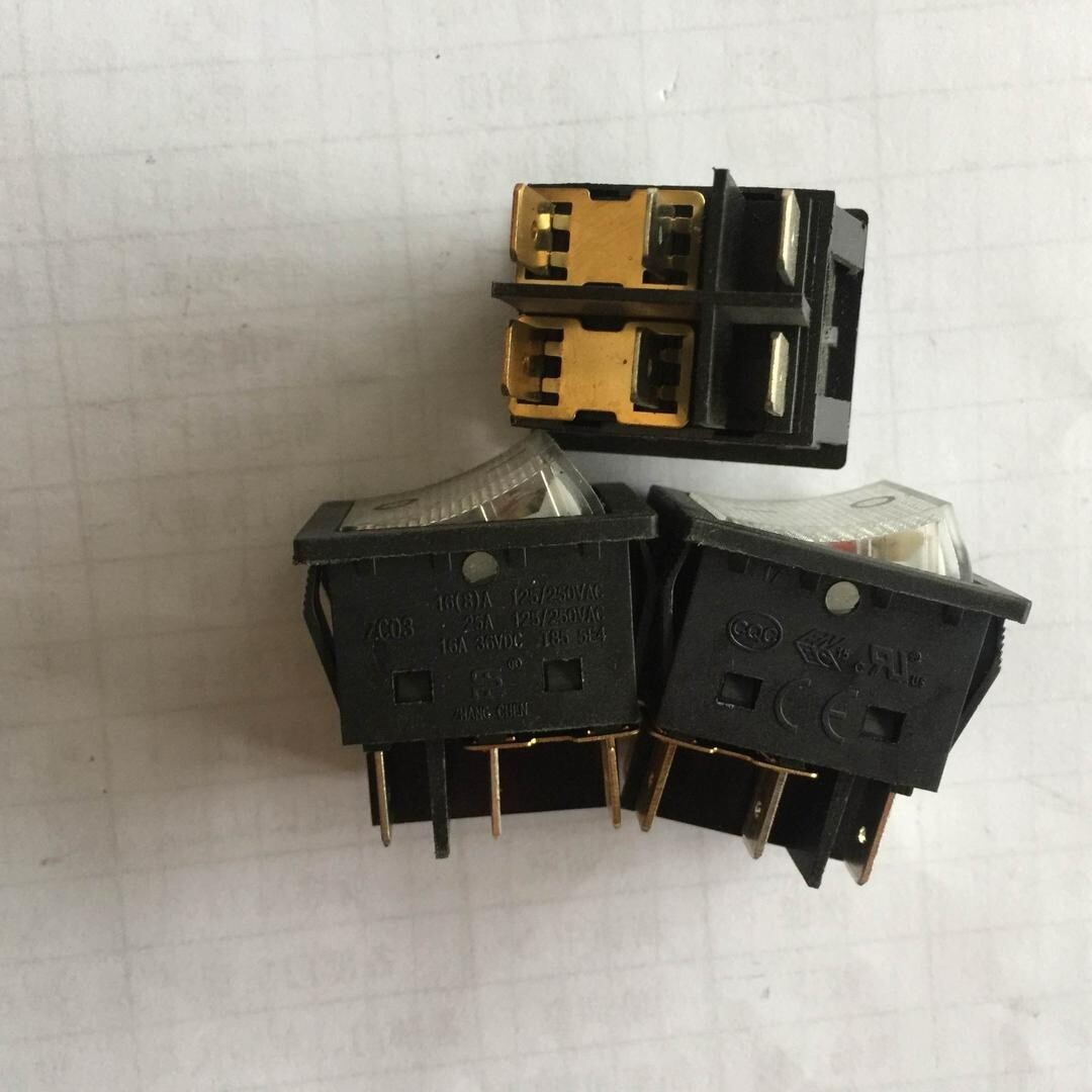 Welding Machine Rocker Switch ON/OFF (16A/25A 125/250VAC) (16A 32VDC) KCD25